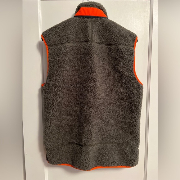 Patagonia Retro X Fleece Men’s Vest Medium Industrial Green Deep Pile - Picture 2 of 6